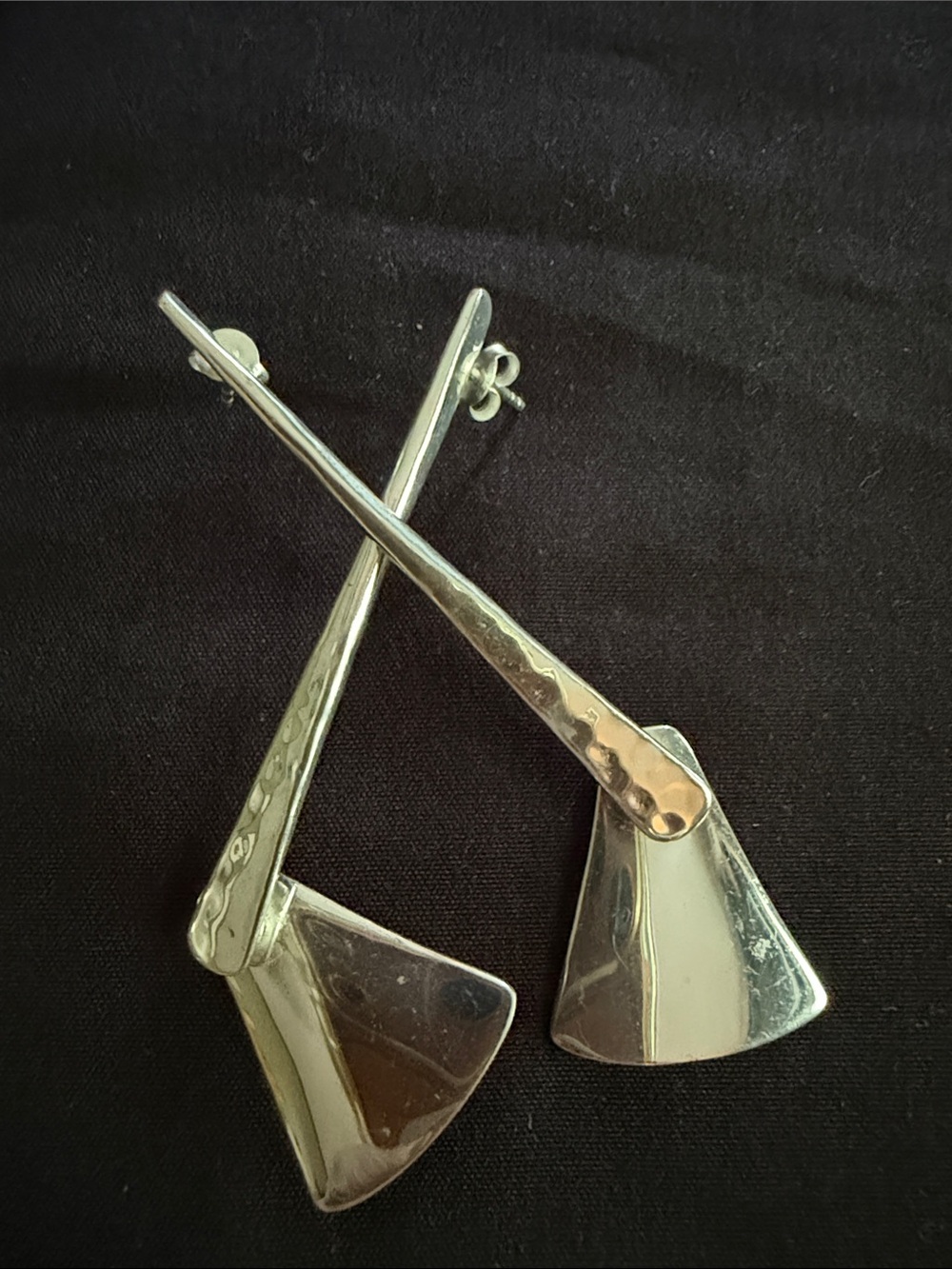 RLM Studio modernist dangle earrings 925 silver - Picture 5 of 7